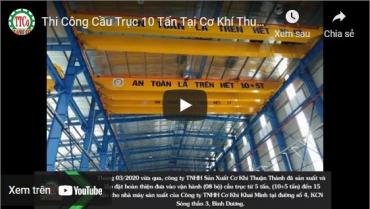 cầu trục dầm đôi 5 tấn chi phí ổn định 