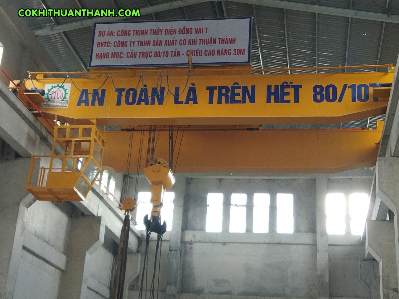 cẩu trục 15 tấn  tốt cơ khí Thuận Thành