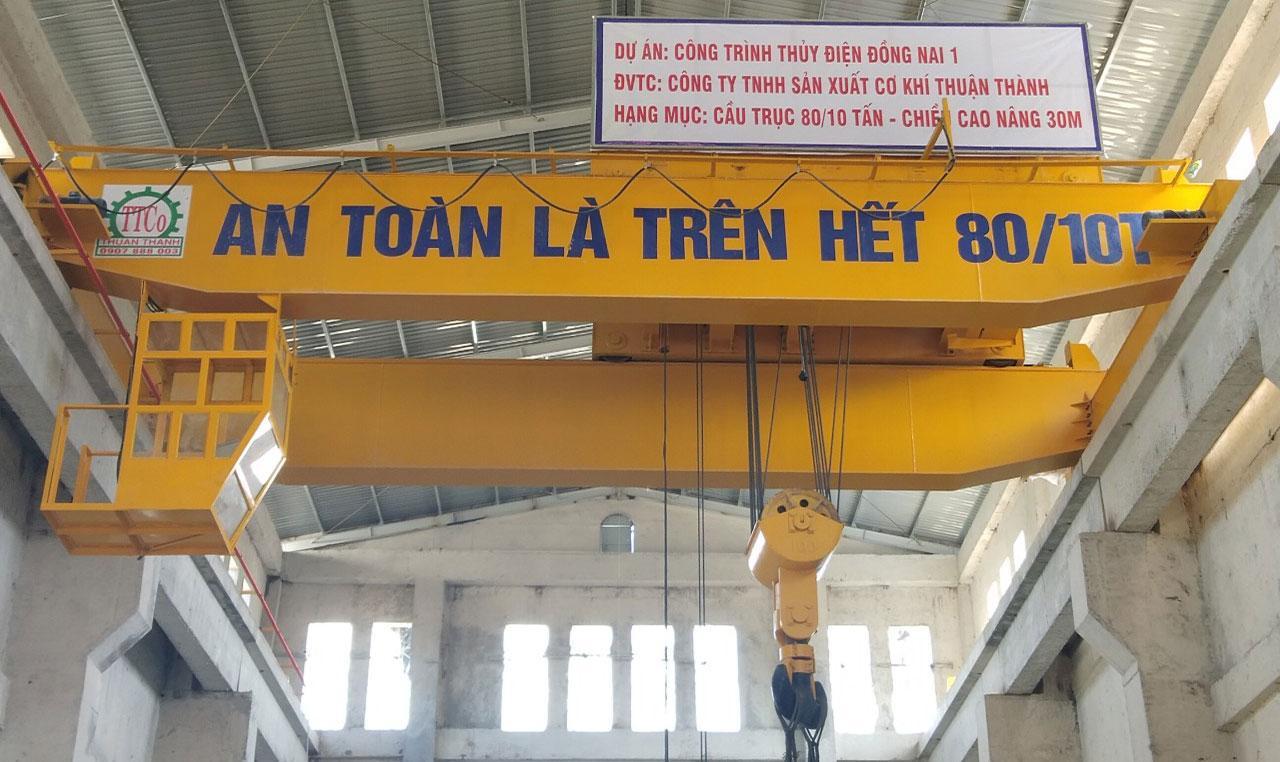 Cầu trục dầm đơn, Cầu trục dầm đôi - Công Ty Cơ Khí Thuận Thành